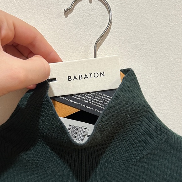 Babaton Deep Green Turtleneck Sweater - Picture 4 of 11